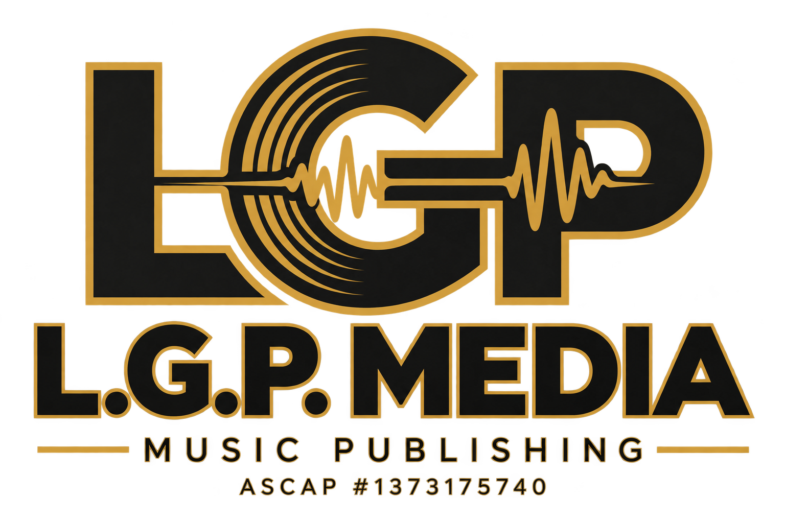 L.G.P. Media music publishing logo — ASCAP #1373175740